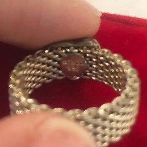 Tiffany & Co. Jewelry - 100% Auth Tiffany & Co. Somerset Mesh Heart Ring Tiffany & Co. Jewelry - 100% Auth Tiffany & Co. Somerset Mesh Heart Ring